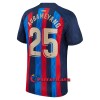 Virallinen Fanipaita FC Barcelona Aubameyang 25 Kotipelipaita 2022-23 - Miesten